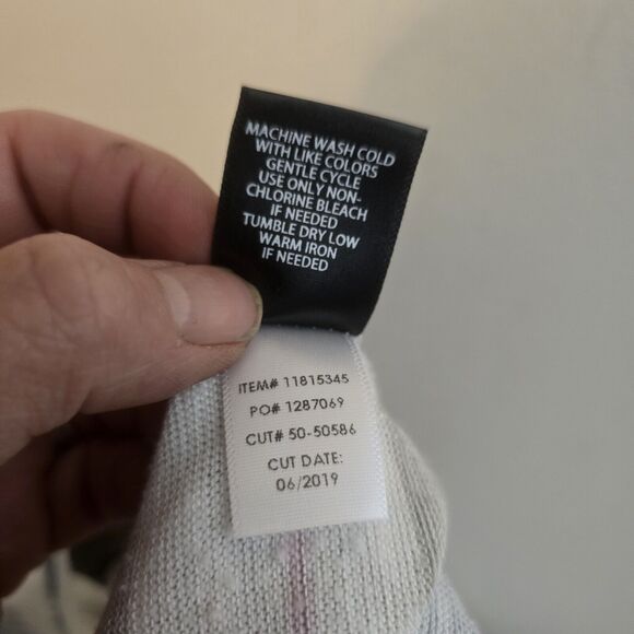 Torrid Multi Stripe Slub Knit Cardigan Size 1X Open 3/4 Sleeved Lightweight - Picture 10 of 11